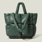 Winter Down Stitch Tote Bag
