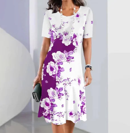 PrintEase Dress