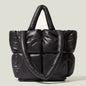 Winter Down Stitch Tote Bag