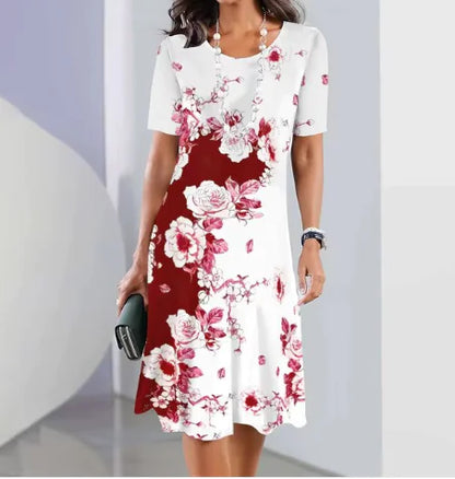 PrintEase Dress